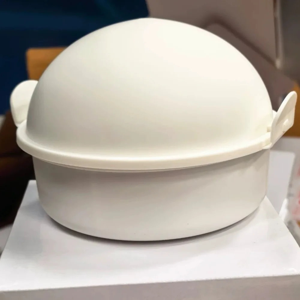 Heat Resistant 4-Egg Egg Boiler Quick Breakfast Plastic Microwave Egg Cooker Multi-Purpose Egg Shape Egg Cooker Home Kitchen