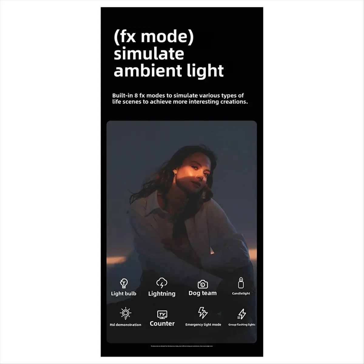 MYdaY- مصباح فيديو LED محمول بقدرة 40 وات، ضوء ملء صغير محمول صغير الحجم مع بطارية مدمجة قابلة لإعادة الشحن، يمكن شحن الهاتف المحمول #1