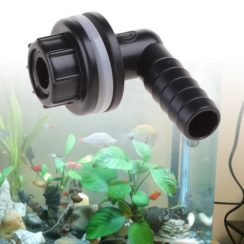 Plastic Tank Connector Waterproof Water Drainage Joints Aquarium Accessories Pipe Spare Parts For Fish Pets A0NC