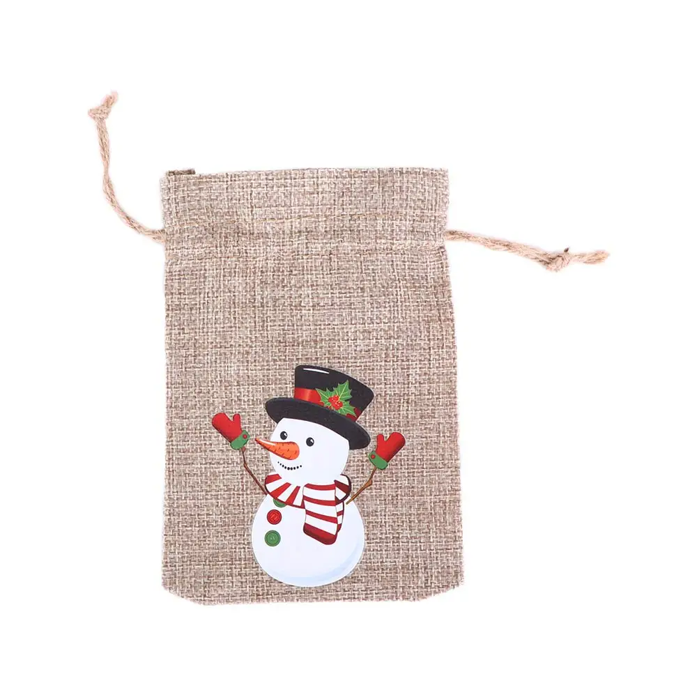 Drawstring Pouch Ornament Party Wedding Packaging Bags Christmas Decorations Storage Bags Christmas Ornament Candy Bags