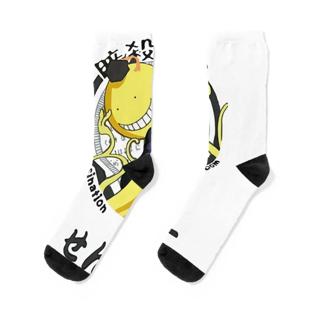 

Assassination classroom Koro Sensei logo Socks christmas stocking winter gifts shoes anti-slip Socks Woman Men's