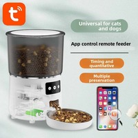 Cat Automatic Smart Feeder with WiFi Remote Camera 4L Large Capacity Puppy Pet Food Dispenser Feeder Accessories for Cat Dog