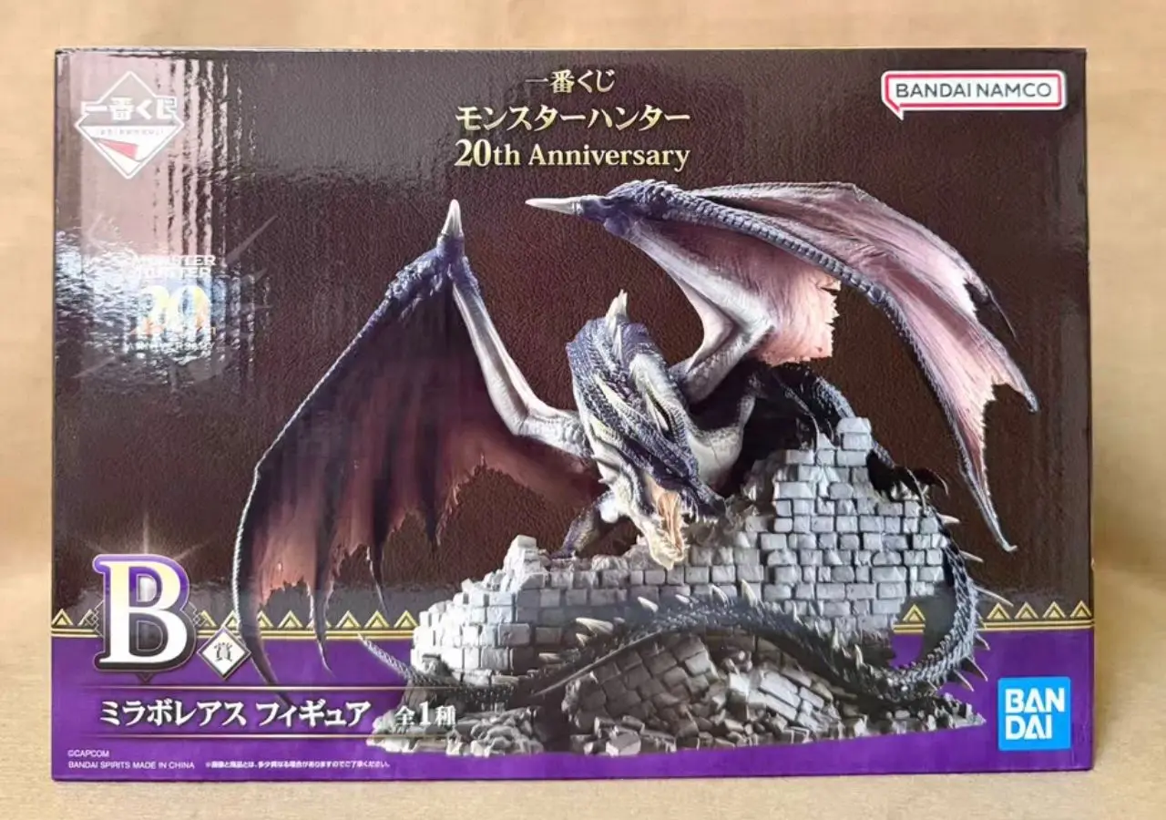 

В наличии: Фигурка Bandai Ichiban Kuji Monster Hunter 20th Anniversary B Fatalis Miraboreas, аниме-модель, игрушка, подарок для мальчика