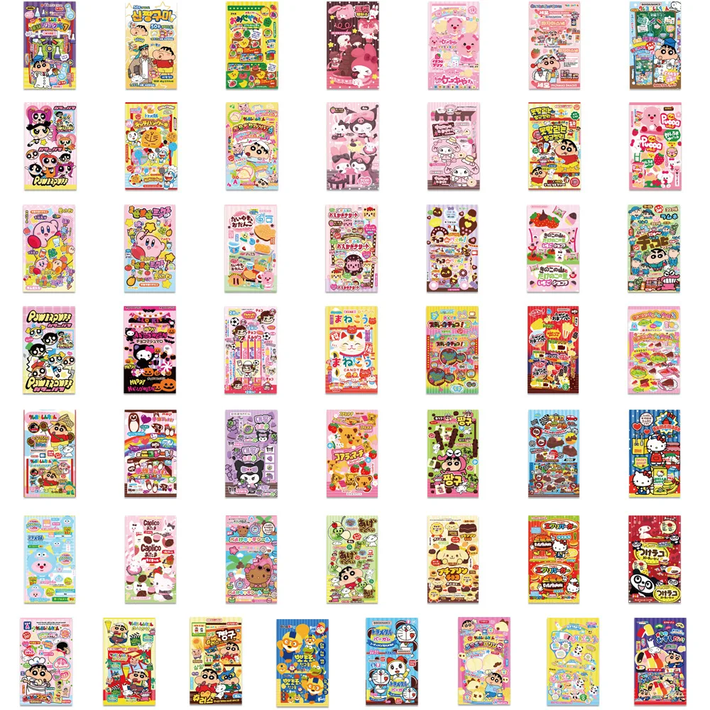 50PCS New Cartoon Collection of Cute Cartoon Image Sealing Stickers Packaging Hand Curtain Stickers Decorative Materials