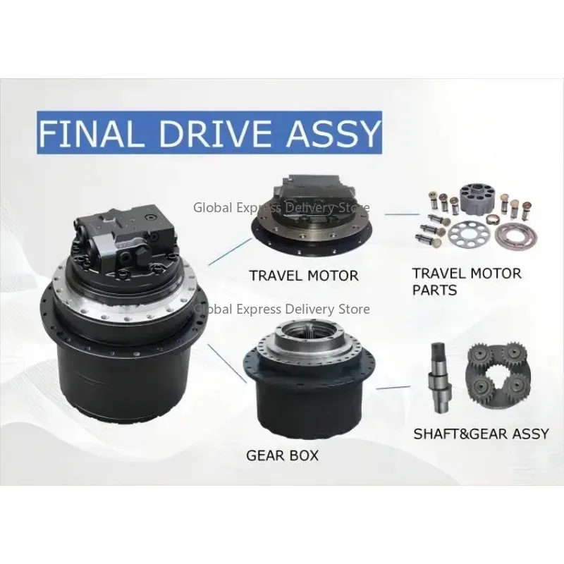 New Style Final Drive Assembly for EC290B – Compatible with Part Numbers: 14521691 (VOE14521691), 14522894 (VOE14522894),