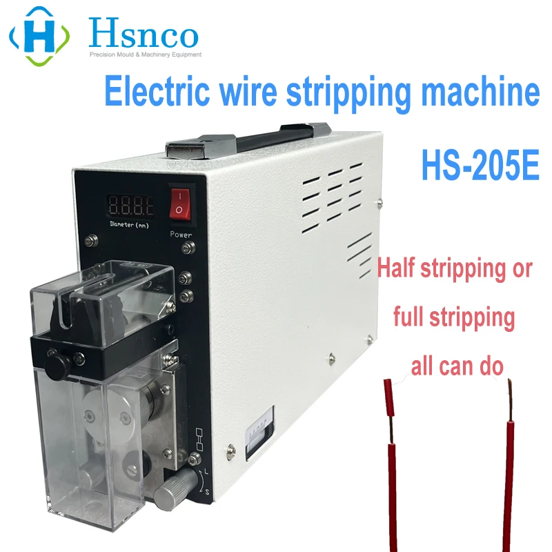 

HS-205E Electric Wire Stripping machine Cable Peeling Device Touch Sensor Wire Stripping Tools Wire Range: 0.03-2.5mm²
