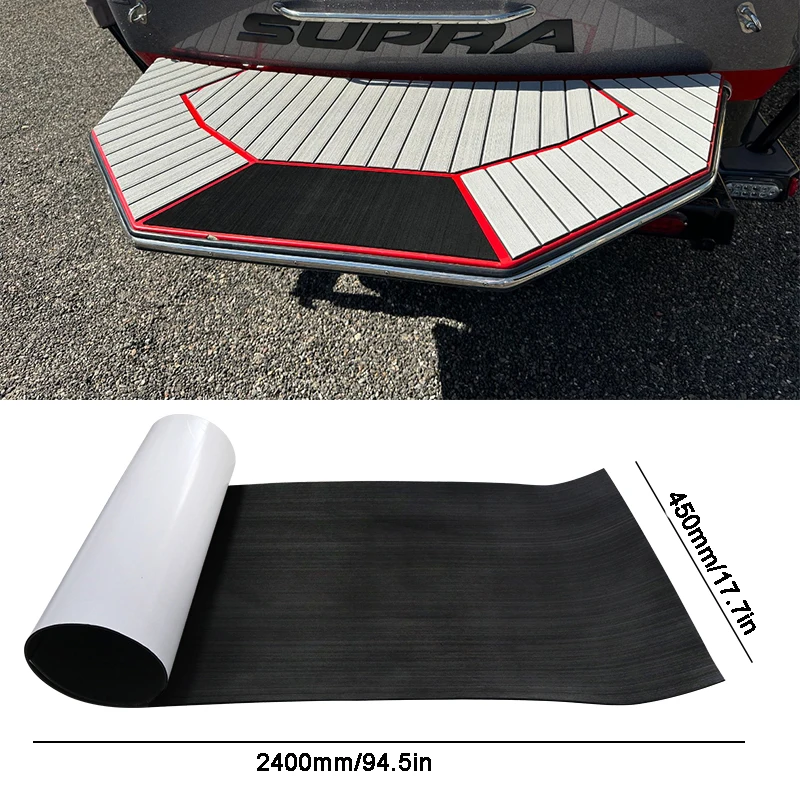 Boat Flooring EVA Foam Decking Sheet Non-slip Marine Deck Carpet Self-Adhesive Comfort Plain Mats Motorboat RV Yacht Golf Cart