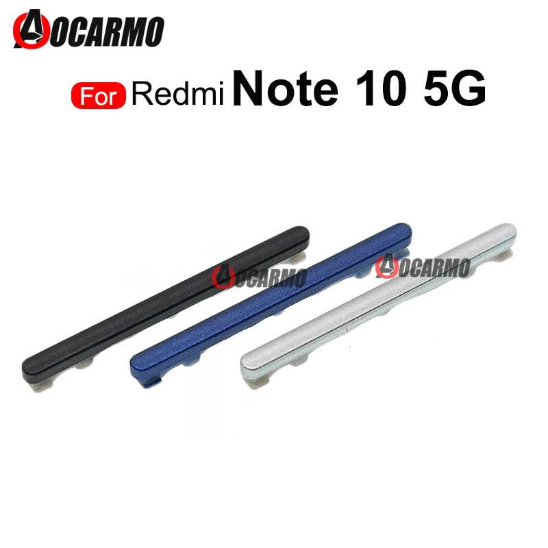 Replacement Parts For Redmi Note 10 5G Side Keys Volume Buttons Black Blue Silver