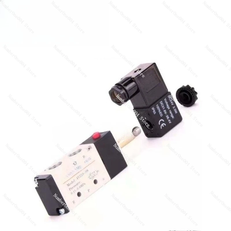 Solenoid Valve For Edge Banding Machine 5/2 Way Pneumatic Directional Control Valve