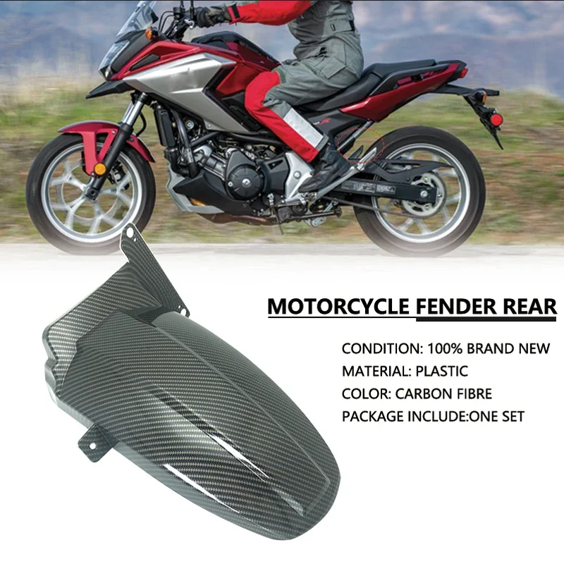 Para HONDA NC750S NC750X NC700 NC750 S X NC700S NC700X 2012-2023 guardabarros trasero extensor cubierta protectora contra salpic