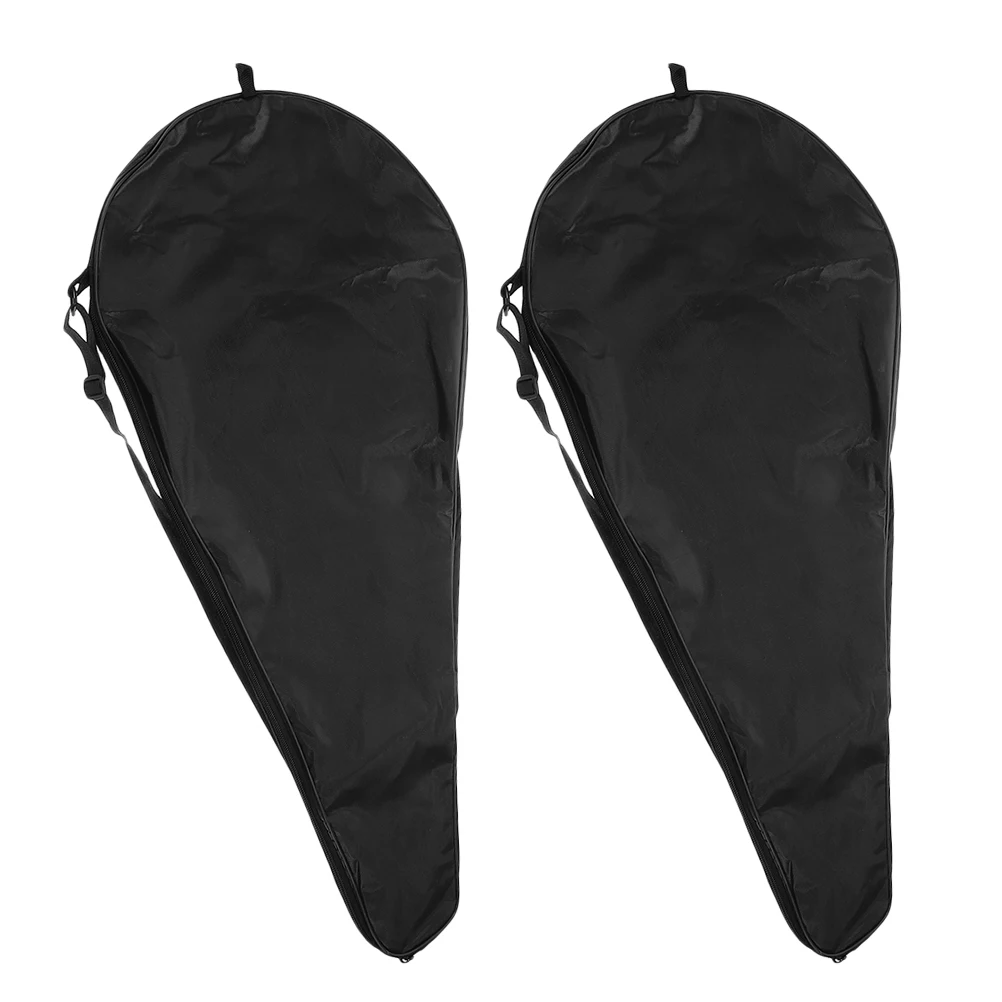 

2 Pcs Tennis Racket Bag Cover for Racquet Storage Shoulder Portable Oxford Cloth