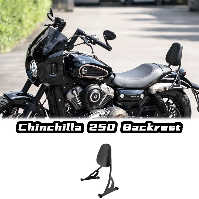 

Мотоциклетная черная спинка заднего сиденья пассажира, глянцевая черная спинка, багажник для Benda Chinchilla 250