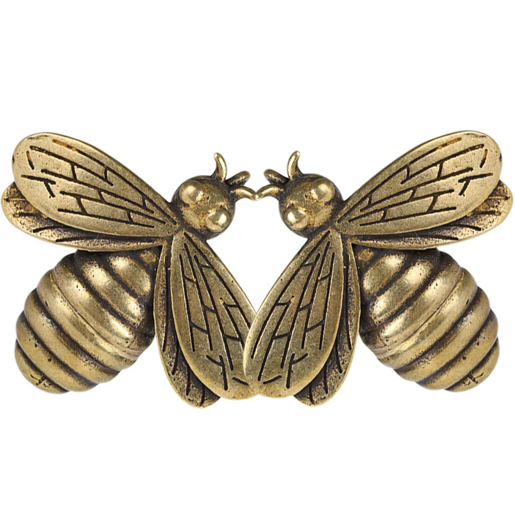 2pcs Vintage Brass Bee Charm Pendants For Jewelry Making Craft Supplies Necklace Bracelet Keychain Diy Accessories