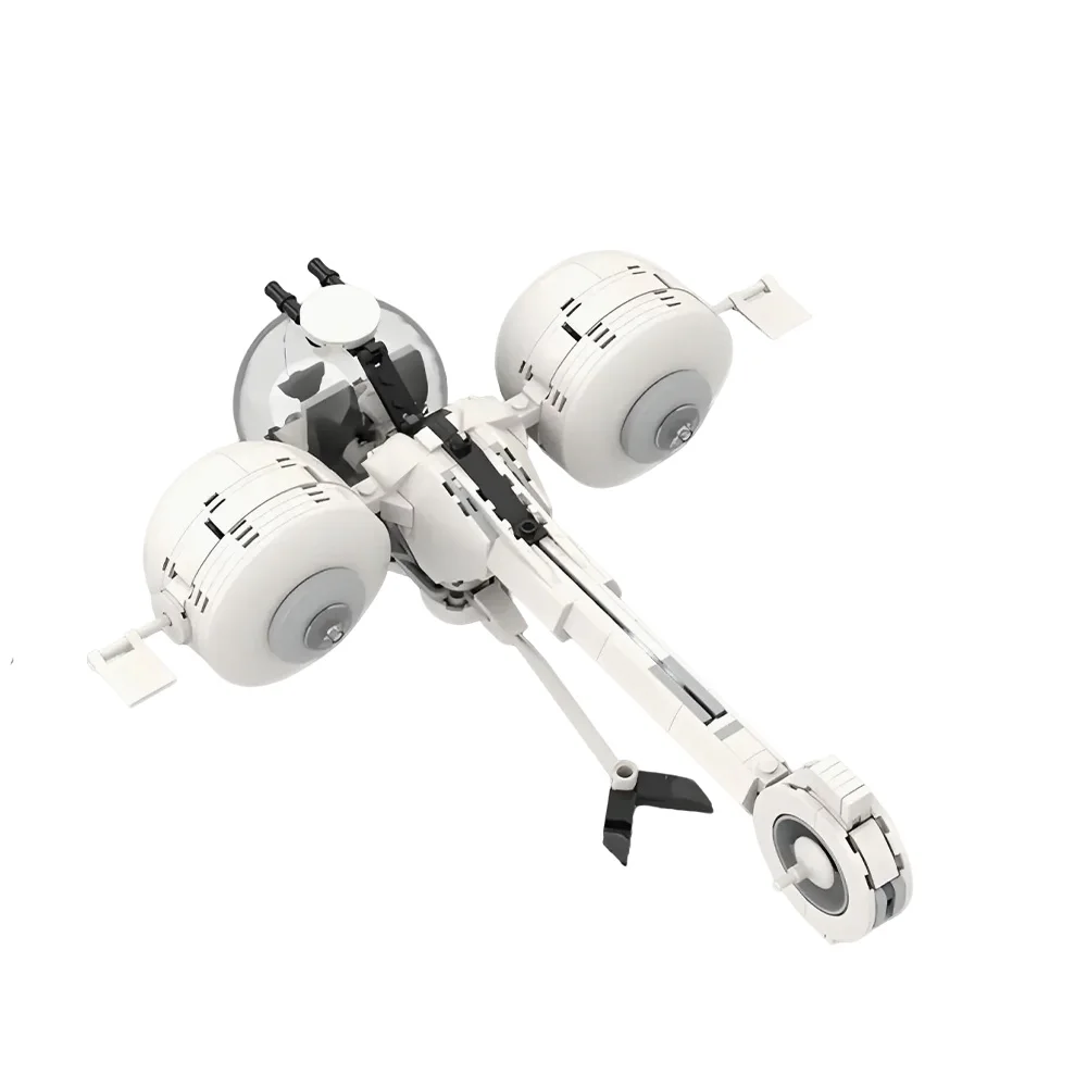 

MOC Movie Oblivioned Spaceship Bricks Model High Tech White Fighter Plane Building Blocks Assembly Toys Kids DIY Birthday Gifts