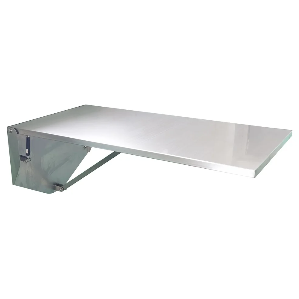 

Premium Wall-Mounted Drop-Leaf Table Stainless Steel Wall-Folding Side Table