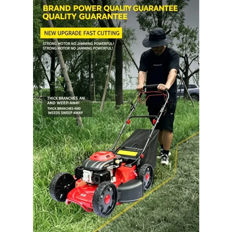Self Propelled High Power Lawn Mower Grass Cutter Backyard Garden Yard Grass Trimming Maintenance Equipment