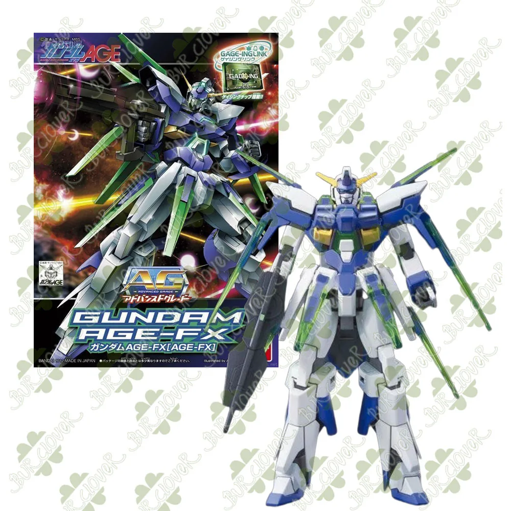 Oryginalny model do składania Bandai GUNDAM AGE HG AG Series GENORCE CUSTOM DORADO G-BOUNCER KHRONPS Anime Figurka Akcji Zabawki