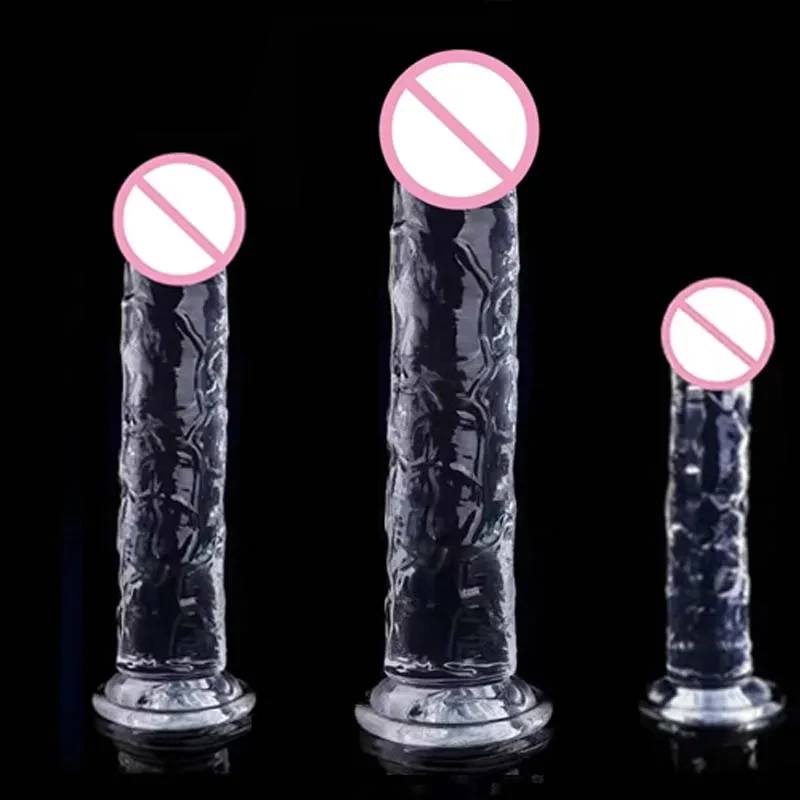 Realistic Dildo Jelly Penis Suction Cup Dildo 7 Size Female Masturbator Clitoral Stimulator Big Dick Lesbian Sex Toys For Women