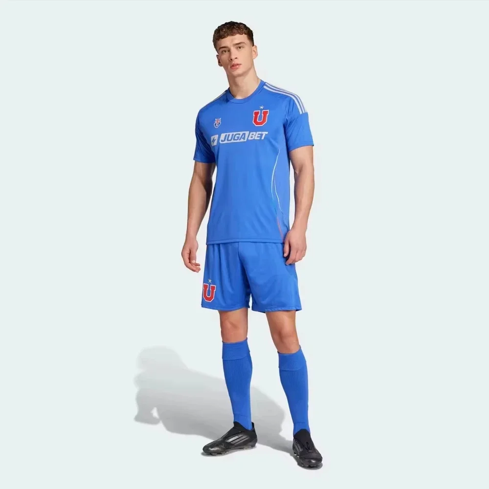 المحيط الهادئ سوبر الرجبي الدوري رئيس الرجال المنزل جيرسي تشيلي الرجال جامعة قصيرة الأكمام قميص كرة القدم جيرسي التدريب كرة القدم المحملة