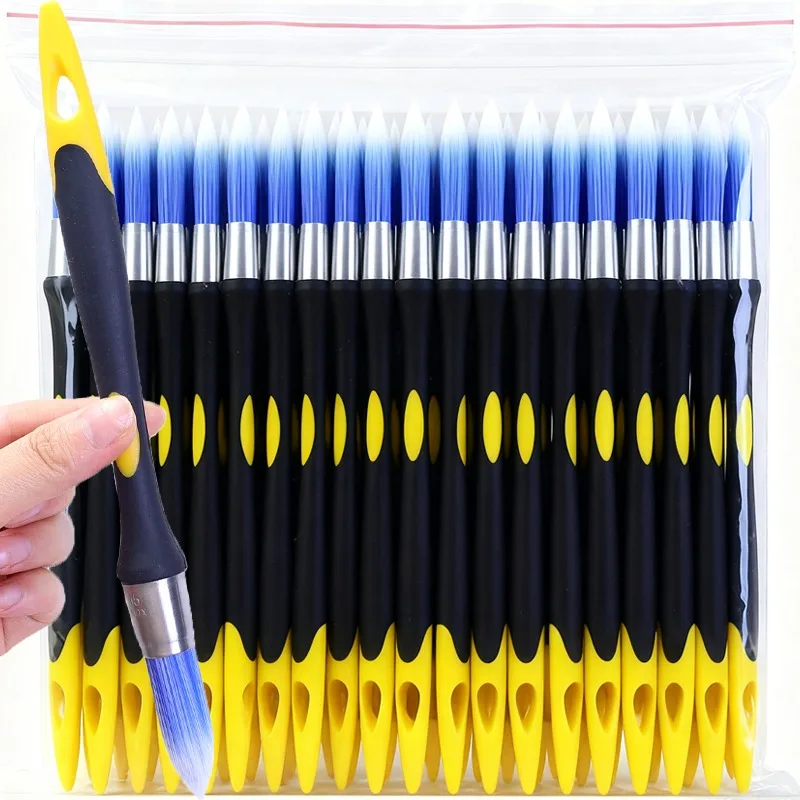 

1/10 шт., двухцветная кисть с заточенными краями, профессиональная угловая кисть для рисования для стен, потолков, точилка для кромок, инструменты для рисования