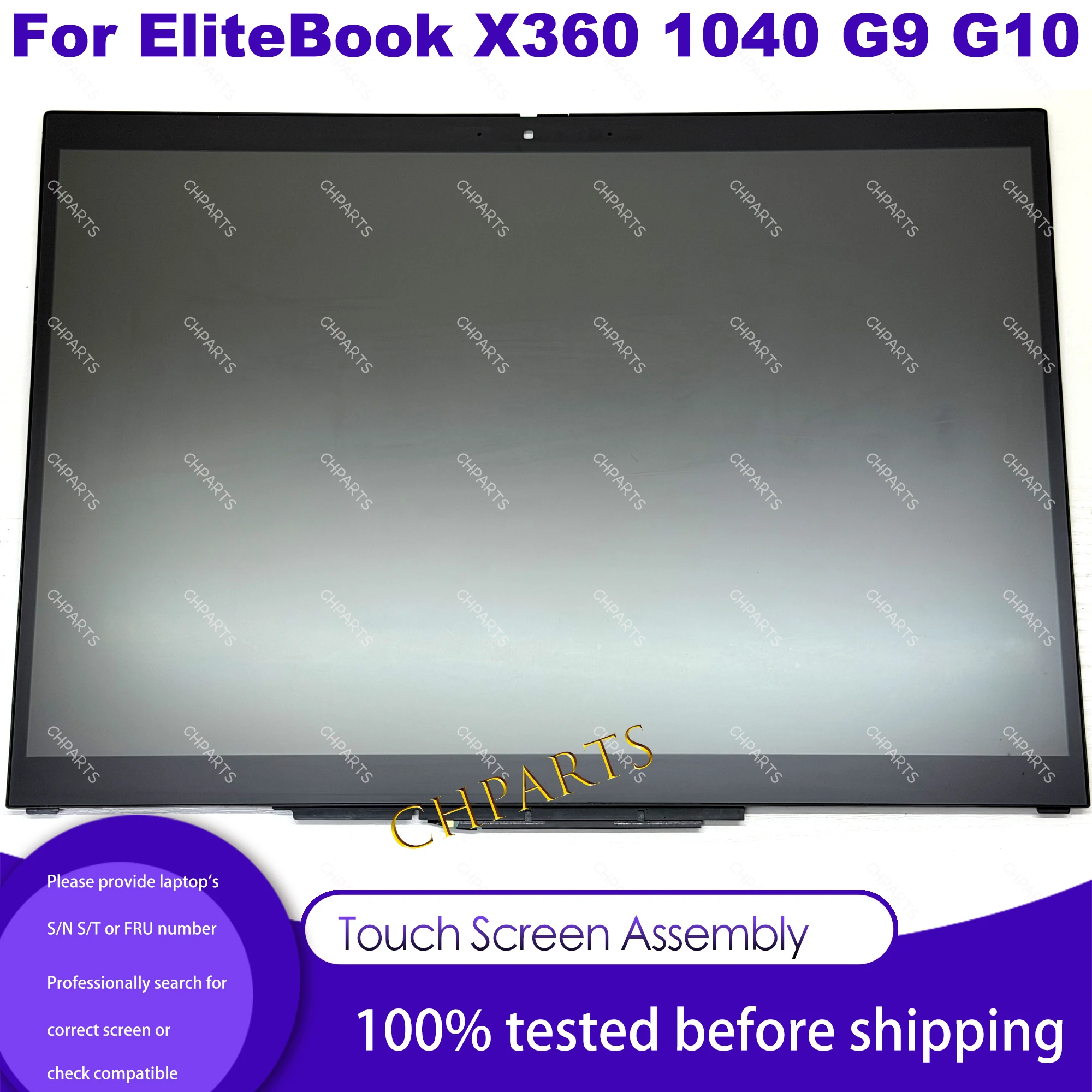M76077-111 14' WUXGA 1920*1200 LCD Touch Screen Replacement Assembly For HP EliteBook X360 1040 G9 G10 NV140WUM-N41 X140NV4J R0