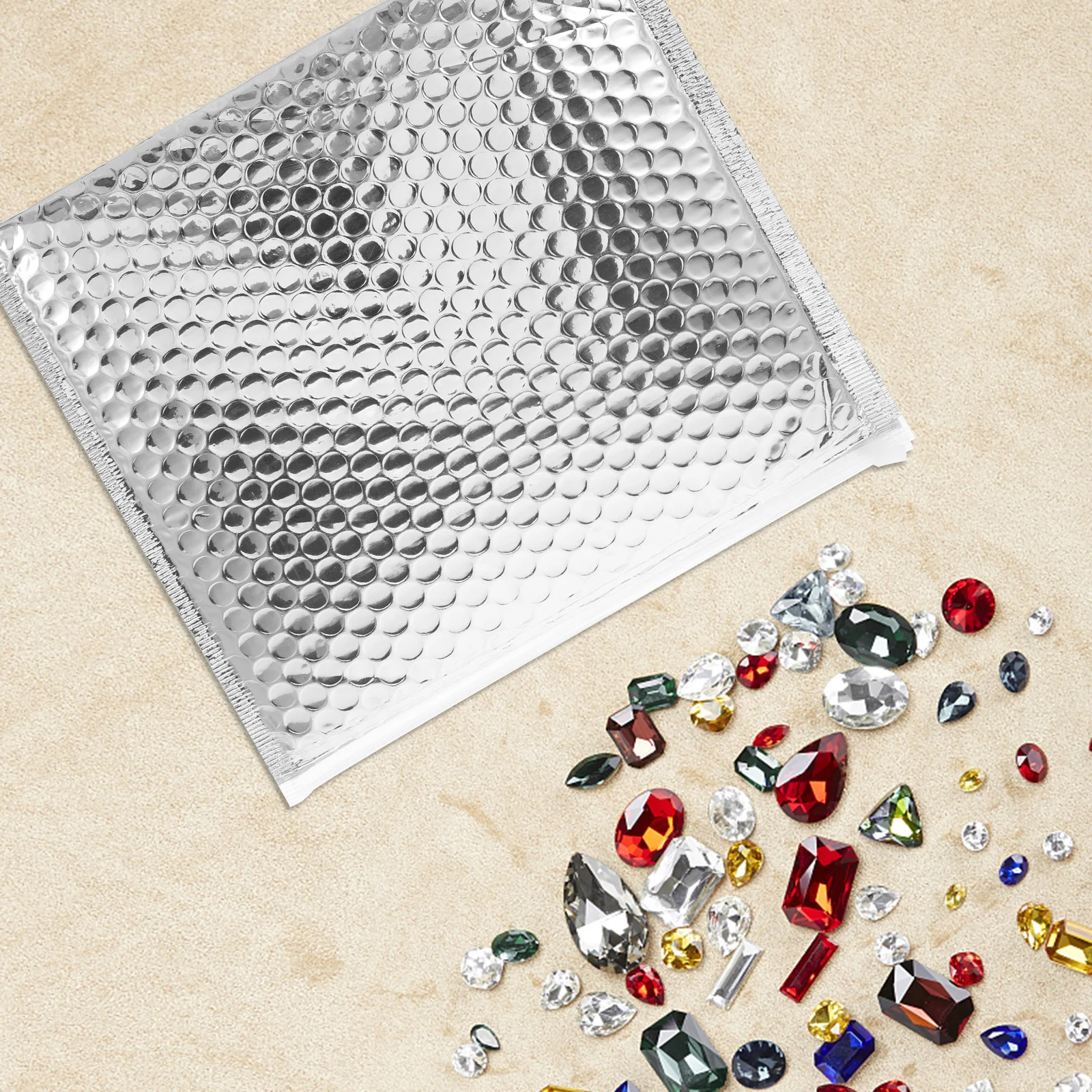 

6Pcs Bubble Mailer Envelopes Heavy Duty Tear Resistant Waterproof Shipping Bags for Office Home School Use Express Packing