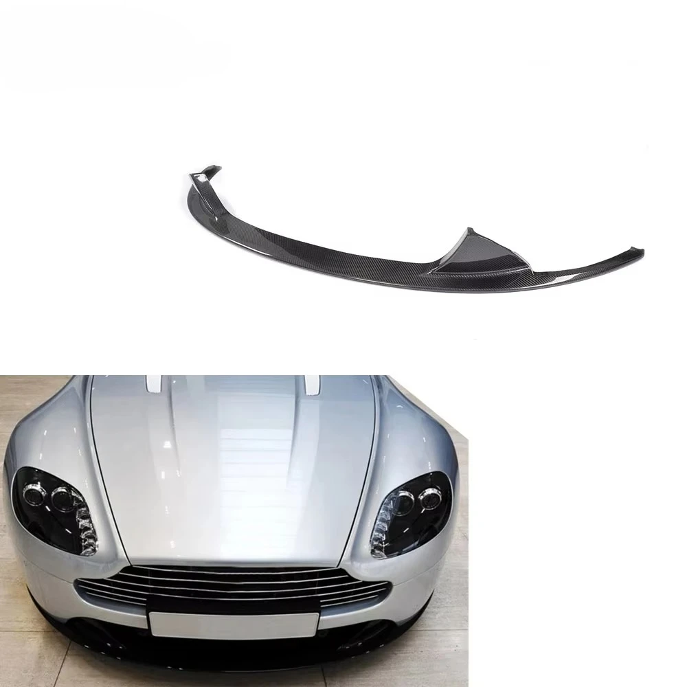 

V Style Carbon Fiber Front Bumper Lip Front Spoiler for Aston Martin V8 S V12