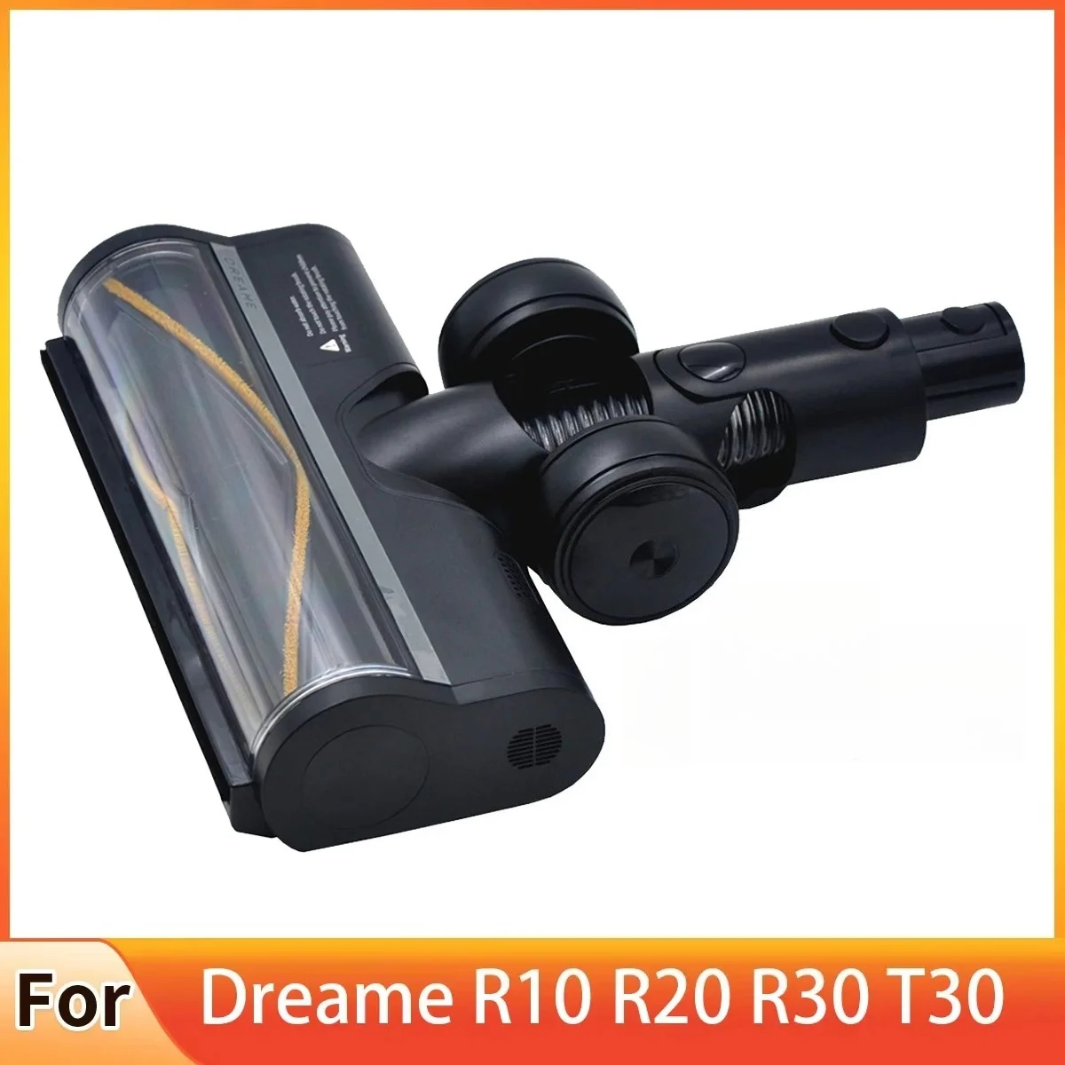 

Обновленная вакуумная электрическая щетка для пола Dreame T30 R10 R30 R20, насадка для мягкой роликовой щетки со светодиодной подсветкой для пыли