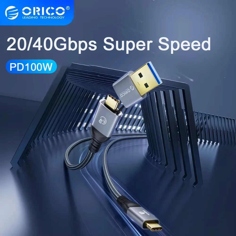 ORICO Thunderbolt 4 UCB C Cable 20Gbps 40GbpsThunder 3 Type-C USB3.2 Gen2 Fast Charging PD100W for Mobile Tablet Laptop Samsung