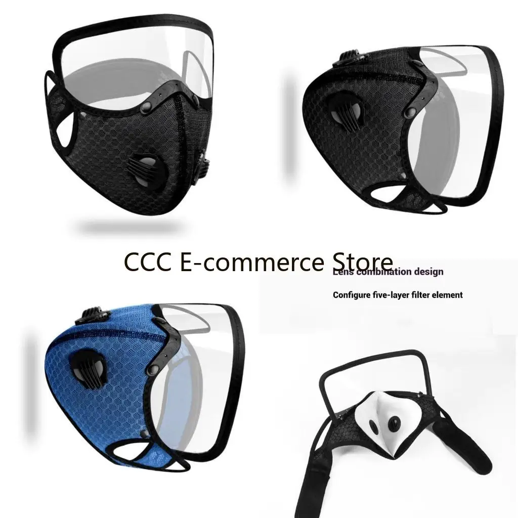 

Sport Face Mask Active Carbon Filter Riding Mouth Cover Dustproof Reusable Washable Cycling Mask R58A