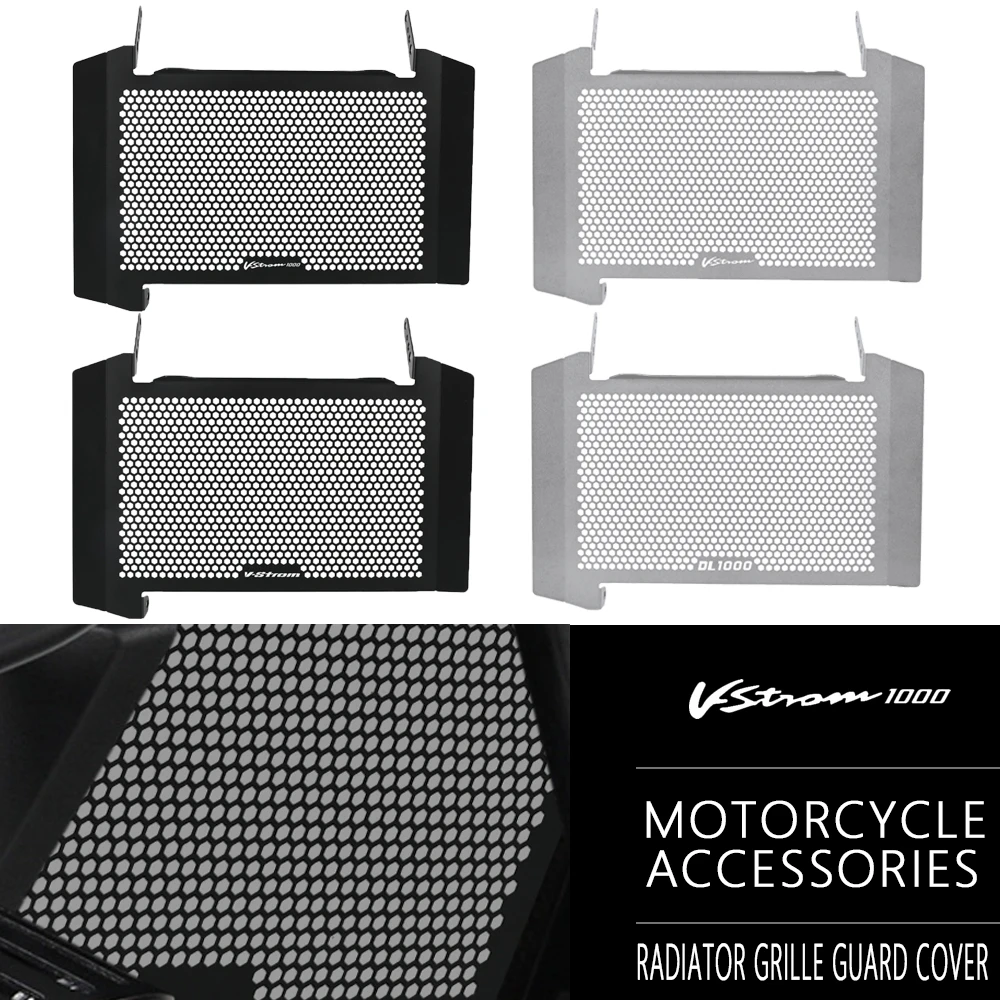 

Motorcycle Radiator Grille Guard Cover Protection For SUZUKI V-STROM 1000 DL1000 VSTROM DL 1000 2014 2015 2016 2017 2018 2019