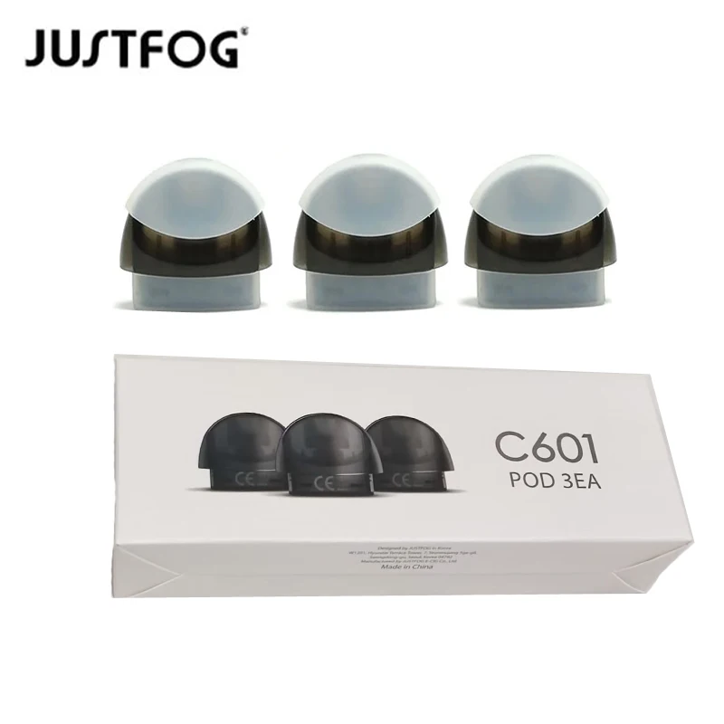 

Original Justfog C601 Pod 650mAh Battery 1.7ml Capacity 1.6ohm Good Replacement Atomizer For Portable Justfog C601 Pod Kit