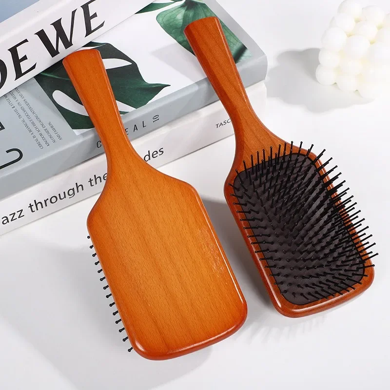 For aveda Massage Comb Gasbag Anti Static Hair Air Cushion Wooden Hairbrush Wet Curly Detangle Hair Brush Hairdressing Styling