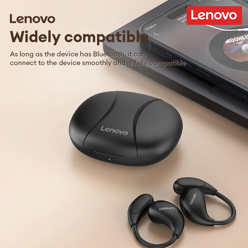 Original Lenovo TA330 OWS Bluetooth V5.4 Hanging Headset Ultra Low Latency Music Gaming Headset Bionic Design Sports Headset