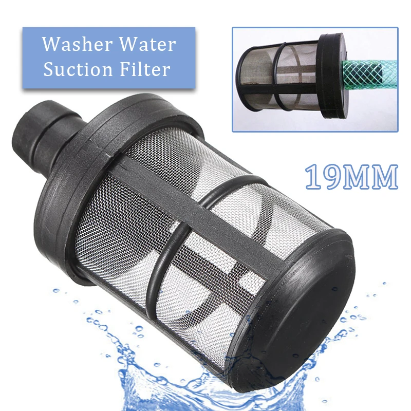 19mm Hose Pipe Filter Car Wash Garden Irrigation Filters Sprayer Pump Filtering Net Strainer Stainless Steel Mesh