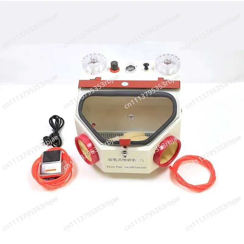 High Quality Dental Twin-Pen Blasting Unit Dental Lab Metal Sandblast Machine Electric Sand Blasting Machine Sandblaster Pens