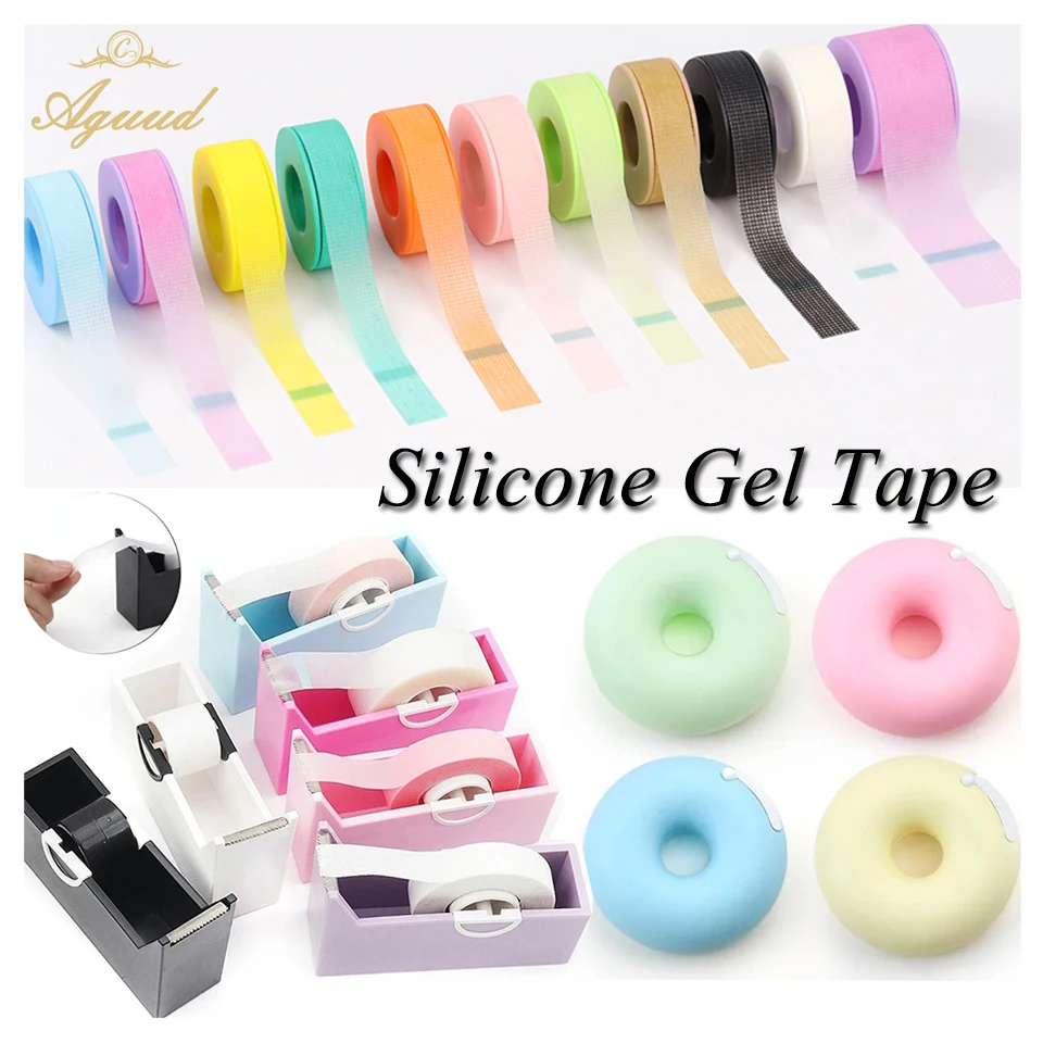 Silicone Gel False Eyelash Tape Breathable Under Eye Pad Patches Skin-friendly Non-Woven Lash Tape Lashes Extension Makeup Tools