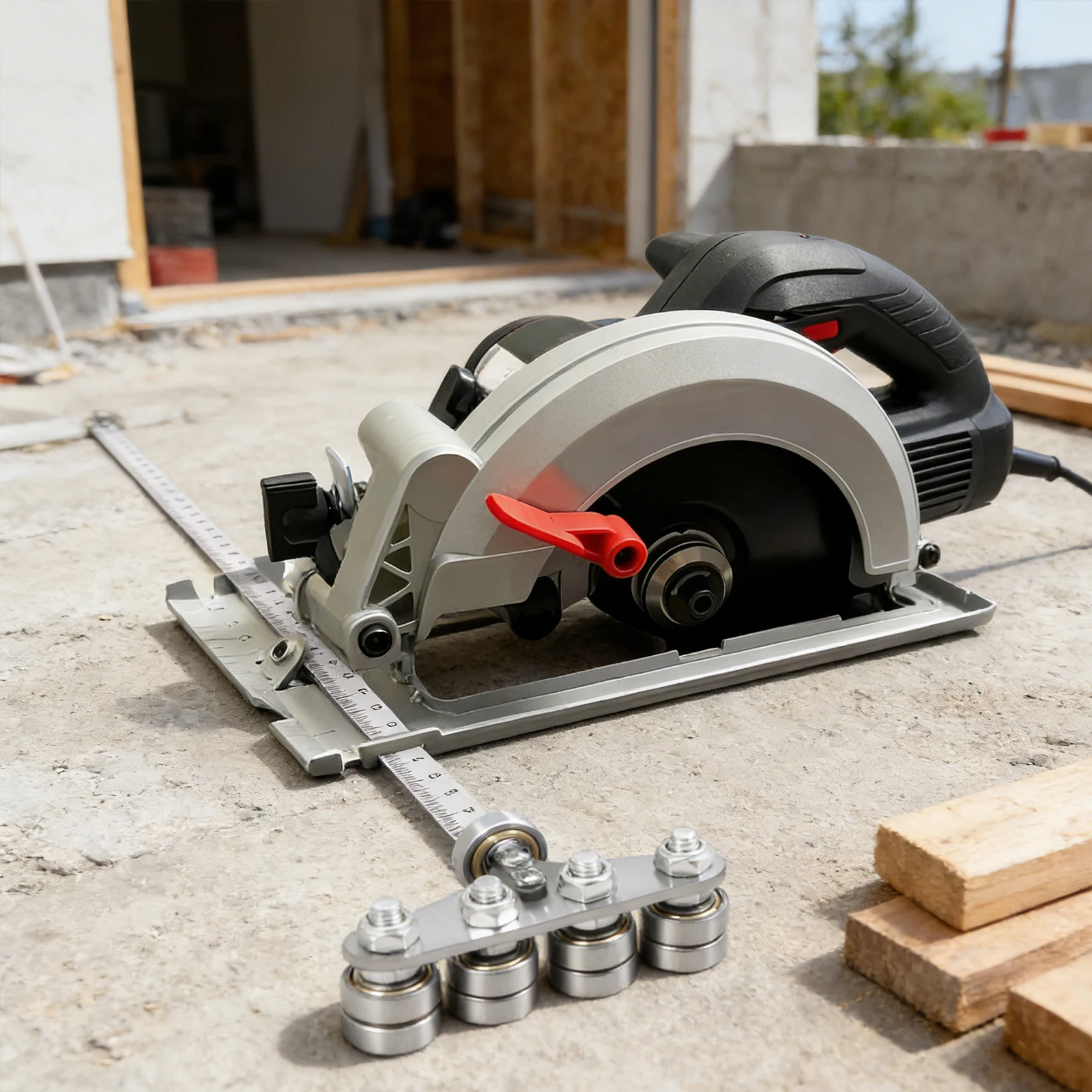 Stainless Steel Precision Cutting Guide 20inch Universal Cutting Circular Saw Guide Rail 500mm Four Axis for Circular Saws