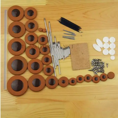 

1set=25pcs Alto Sax seal cushion sax pads Real leather Good material Sax mat+Screw