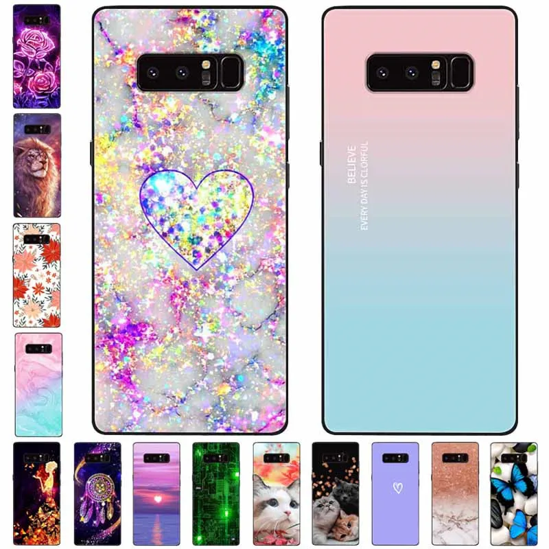 สำหรับ Samsung Note 8 Case Note9ซิลิโคนป้องกัน TPU Funda สำหรับ Samsung Galaxy หมายเหตุ10 Plus (Pro) 9น่ารัก Note8ฝาครอบ