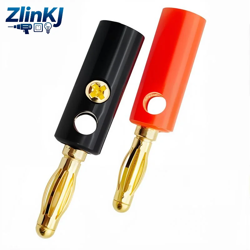 4MM Banana Plug Socket Terminal Set 10Pcs Low Resistance Connectors for Automotive Electrical System Maintenance Work