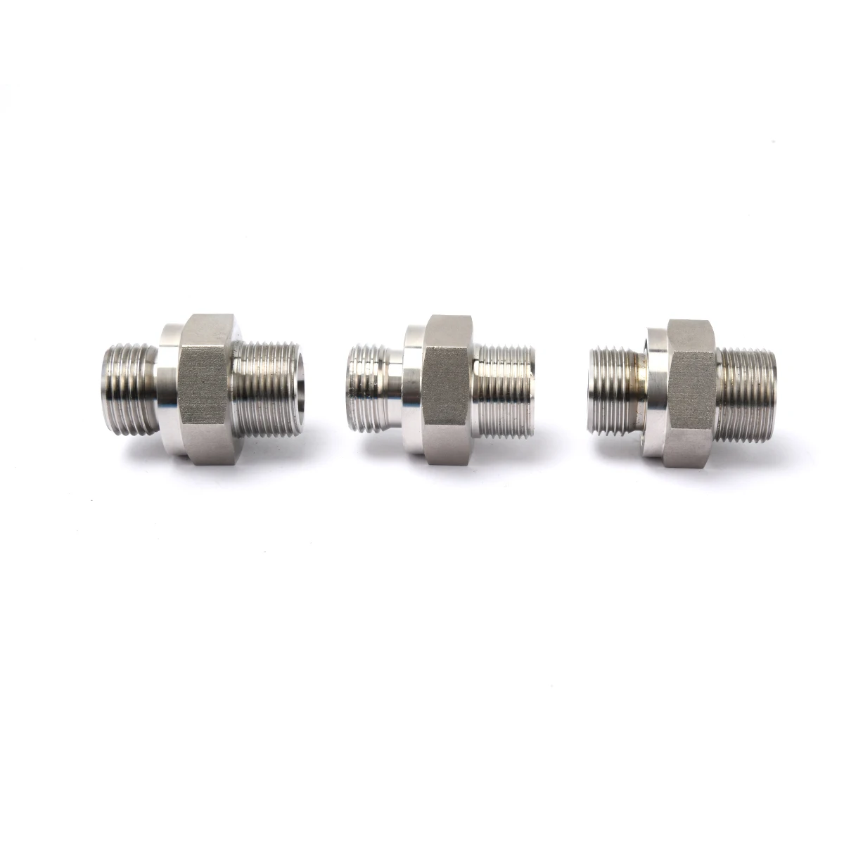 Conector de rosca hidráulica de materiais SUS316L de alta qualidade G1/2 Polegada a 1/4 Polegada União redutora