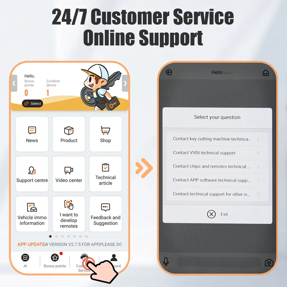 Picture 5: Xhorse VVDI Key Tool Max PRO Combines Key Tool Max and Mini OBD Tool Functions Adds Voltage and Leakage Current Functions