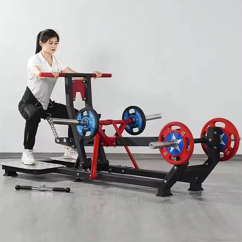 

Strong Quality Commercial Steel Gym Fitness Glute Training Rhinoceros Squat Belt Squat Machine-Plate Loaded Machines