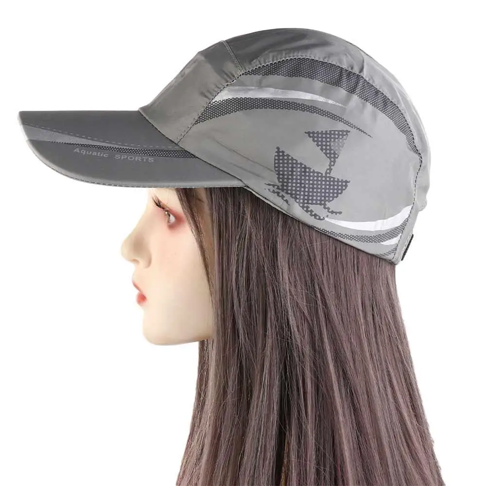 เทนนิสกลางแจ้งหมวกกีฬาปรับผู้ชายผู้หญิงแห้งเร็วหมวกตกปลาหมวกหมวกเบสบอลหมวกกอล์ฟ