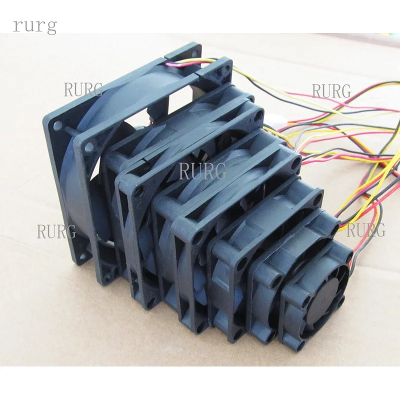 R+  Bulk 1pcs  Brushless DC Cooling Fan 3 Pin 5V 12V 24V  Multiple Sizes 4010 to 9025