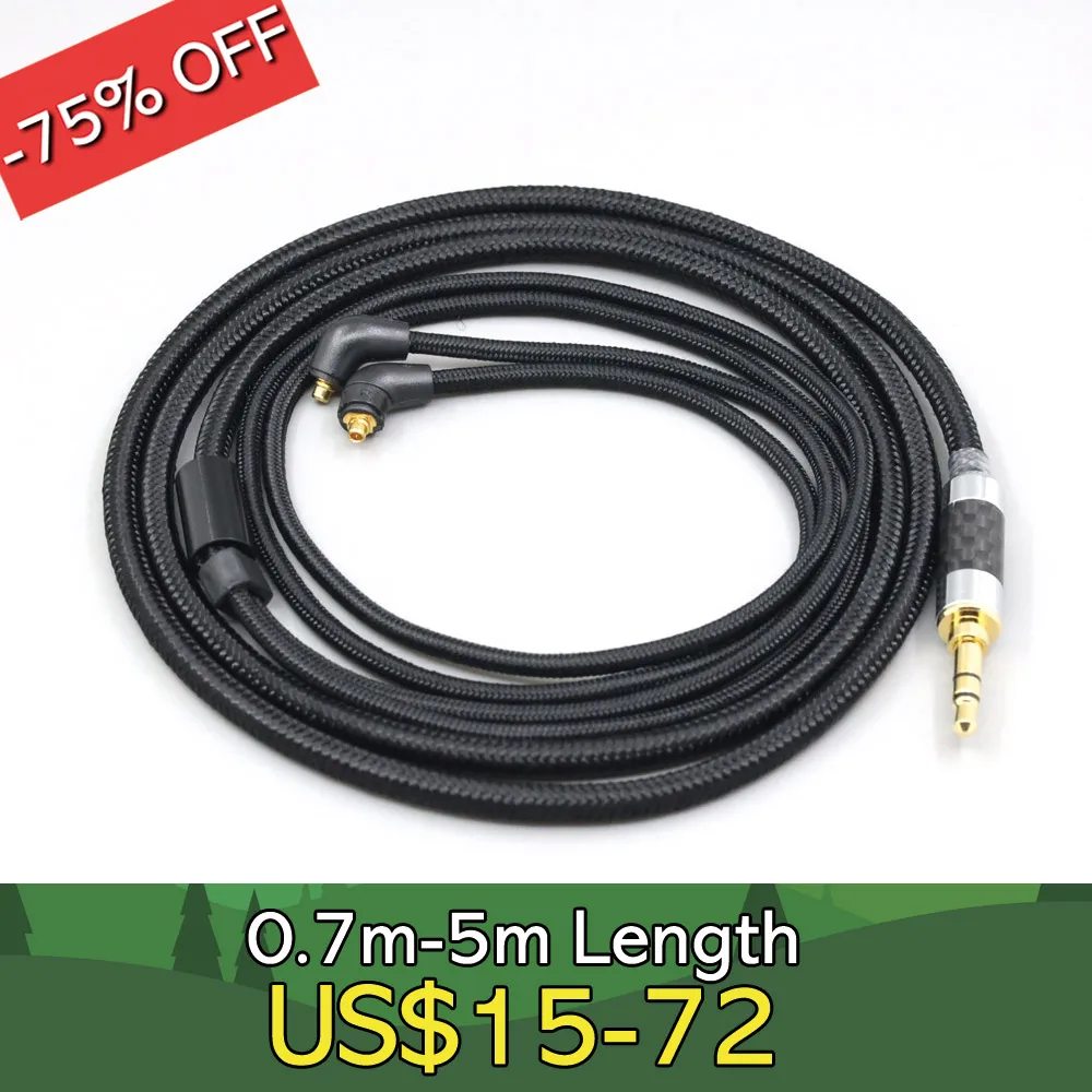 

2.5mm 4.4mm Super Soft Headphone Nylon OFC Cable For Etymotic ER4SR ER4XR ER3XR ER3SE ER2XR ER2SE LN007512