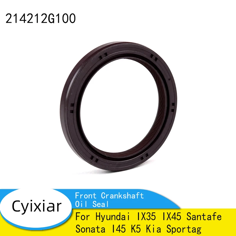 For Hyundai IX35 IX45 Santafe Sonata I45 K5 Kia Sportag Crankshaft Front Oil Seal 21421-2G100 214212G100