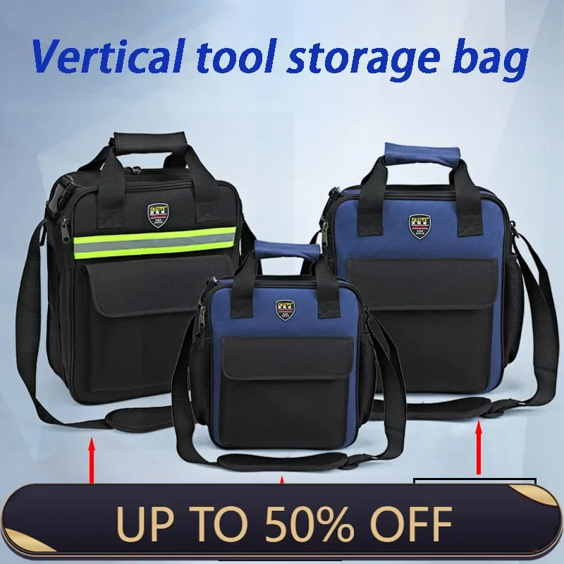 Vertical Tool Storage Bag Multifunctional Hardware Tools Organizer Bags Portable Electrician Handheld Repair Tool Packaging Bags