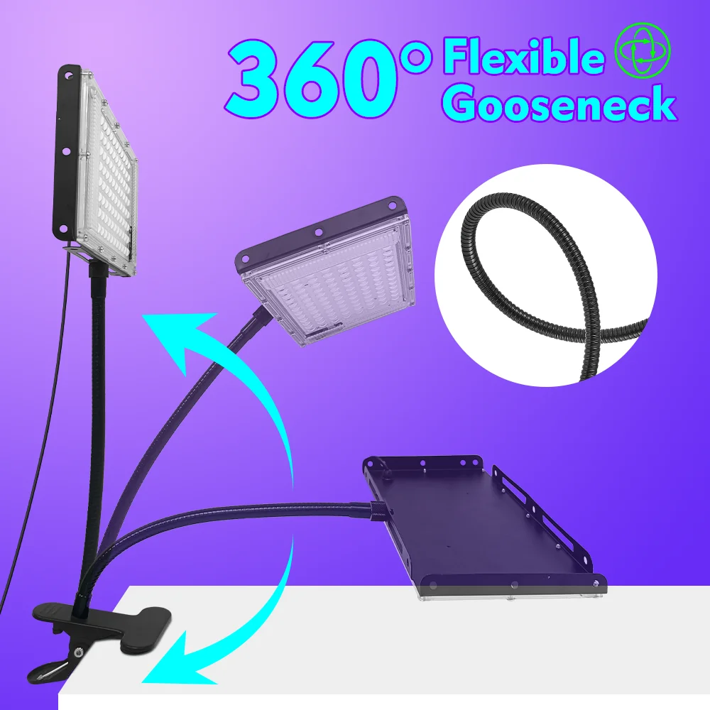 96LED Portable UV Blacklight for Home Use, Fluorescent Party, Resin Crafts, Jewelry Casting Tools, Nail Curing.